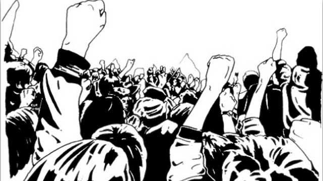 Police foils DFP protest